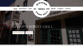 What Divisionstreetgrill.com website looked like in 2020 (4 years ago)