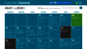 What Datascomemorativas.me website looked like in 2020 (6 years ago)