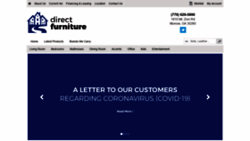 What Directfurniturecorp.com website looked like in 2020 (4 years ago)