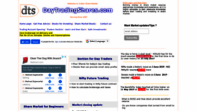 What Daytradingshares.com website looked like in 2020 (4 years ago)