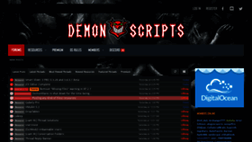 What Demonscripts.com website looked like in 2020 (4 years ago)