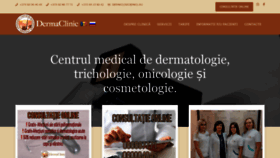 What Dermaclinic.md website looked like in 2020 (4 years ago)