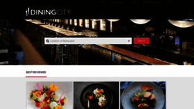 What Diningcity.co.za website looked like in 2020 (4 years ago)