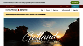 What Destinationgotland.se website looked like in 2020 (4 years ago)