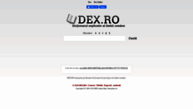 What Dex.ro website looked like in 2020 (5 years ago)