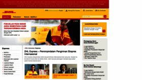 What Dhl.co.id website looked like in 2020 (4 years ago)