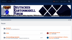 What Deutsches-kartonmodell-forum.de website looked like in 2020 (4 years ago)