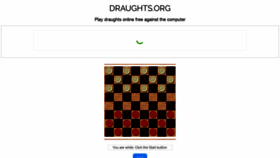 What Draughts.org website looked like in 2020 (4 years ago)