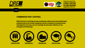 What Drepestcontrol.co.uk website looked like in 2020 (4 years ago)