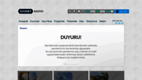 What Diyanetradyo.com website looked like in 2020 (4 years ago)