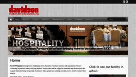 What Davidsonfurniture.ca website looked like in 2020 (4 years ago)