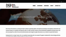 What Directsourceprocurement.com website looked like in 2020 (4 years ago)