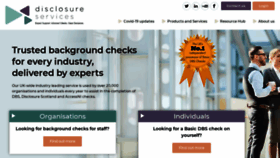 What Disclosureservices.com website looked like in 2020 (4 years ago)
