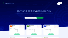 What Dev.cryptocoin.pro website looked like in 2020 (4 years ago)