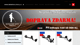 What Detektory-kovy.cz website looked like in 2020 (4 years ago)