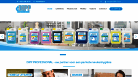 What Dipp.be website looked like in 2020 (5 years ago)
