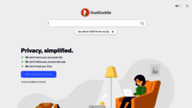 What Duckgo.com website looked like in 2020 (4 years ago)