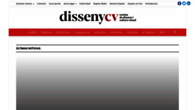 What Dissenycv.es website looked like in 2020 (4 years ago)
