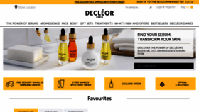 What Decleor.co.uk website looked like in 2020 (4 years ago)
