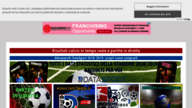 What Datasport.it website looked like in 2020 (4 years ago)