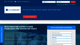 What Diplomovky-bakalarky.eu website looked like in 2020 (4 years ago)