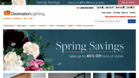 What Destinationlighting.com website looked like in 2020 (4 years ago)