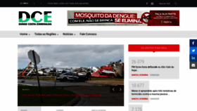 What Diariocostaesmeralda.com.br website looked like in 2020 (4 years ago)