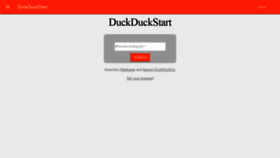 What Duckduckstart.com website looked like in 2020 (4 years ago)