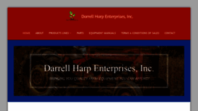 What Darrellharp.com website looked like in 2020 (4 years ago)
