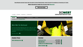 What Dowert.de website looked like in 2020 (4 years ago)