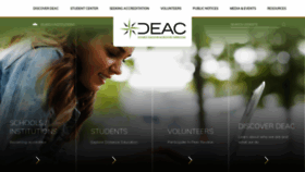 What Detc.org website looked like in 2020 (4 years ago)