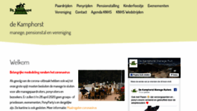 What Dekamphorst.nl website looked like in 2020 (4 years ago)