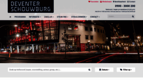 What Deventerschouwburg.nl website looked like in 2020 (4 years ago)