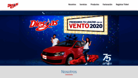 What Diesgas.com.mx website looked like in 2020 (4 years ago)