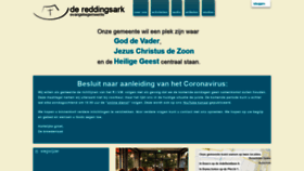 What Dereddingsark.nl website looked like in 2020 (4 years ago)