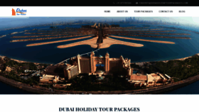 What Dubaiholidaytourpackages.com website looked like in 2020 (4 years ago)