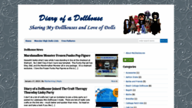 What Diaryofadollhouse.com website looked like in 2020 (4 years ago)