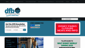 What Disneyfoodblog.com website looked like in 2020 (4 years ago)