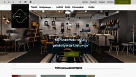 What Dekorama.lt website looked like in 2020 (4 years ago)