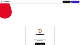 What Dubsmash.com website looked like in 2020 (4 years ago)
