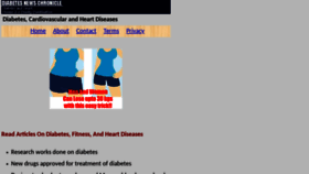 What Diabetesnewschronicle.com website looked like in 2020 (4 years ago)