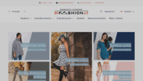 What Difashion.lt website looked like in 2020 (4 years ago)