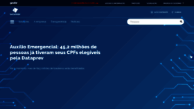 What Dataprev.gov.br website looked like in 2020 (4 years ago)
