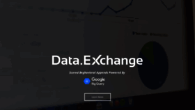 What Data.exchange website looked like in 2020 (4 years ago)