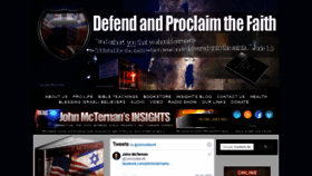 What Defendproclaimthefaith.org website looked like in 2020 (4 years ago)
