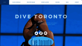 What Divetoronto.org website looked like in 2020 (4 years ago)