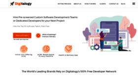 What Digitalogy.co website looked like in 2020 (5 years ago)