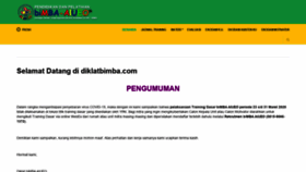 What Diklatbimba.com website looked like in 2020 (4 years ago)