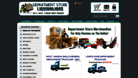 What Departmentstoreliquidations.com website looked like in 2020 (4 years ago)