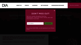 What Diahome.org website looked like in 2020 (5 years ago)